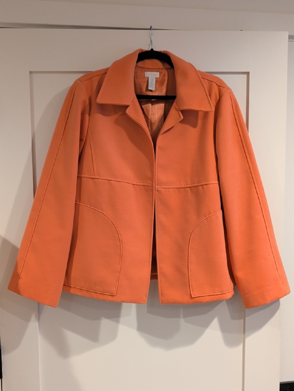 Chico's Melon Orange Jacket